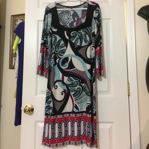 Stretchy XL Long Sleeve Dress